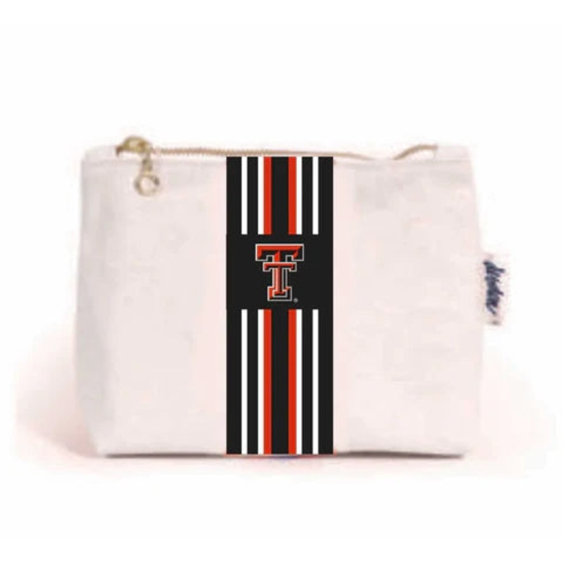 Small canvas pouch - Texas Tech