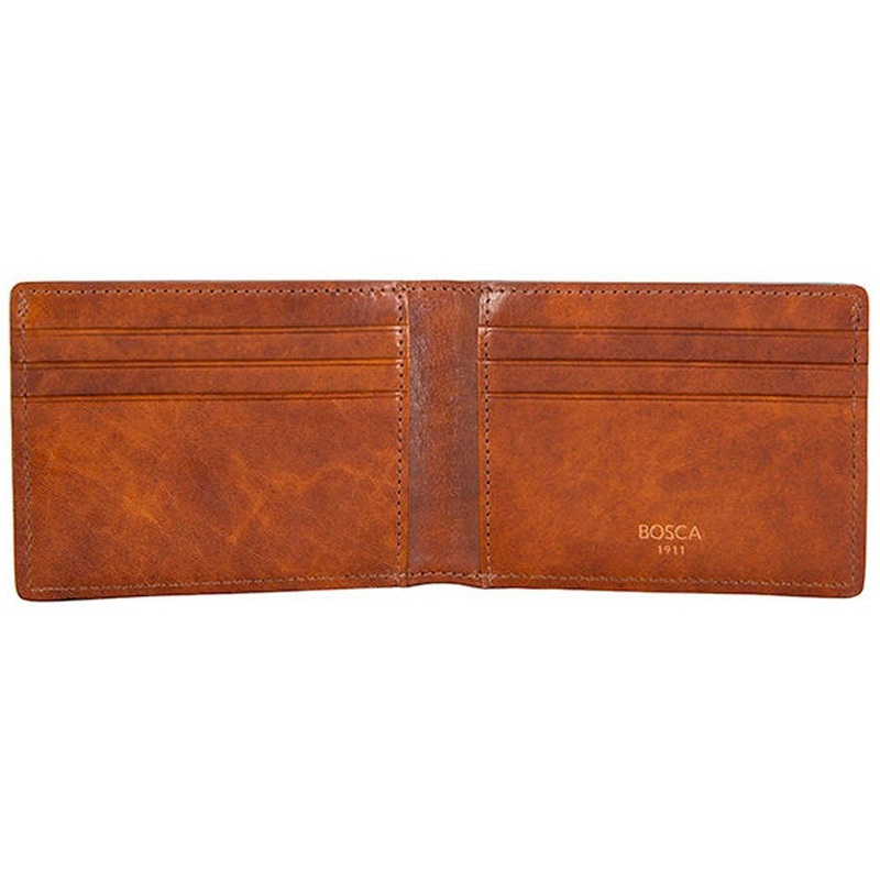 Bosca Dolce Old Leather Small Bifold Wallet