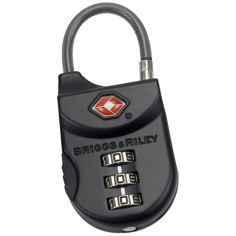 Briggs & Riley TSA Cable Lock, Black, One Size