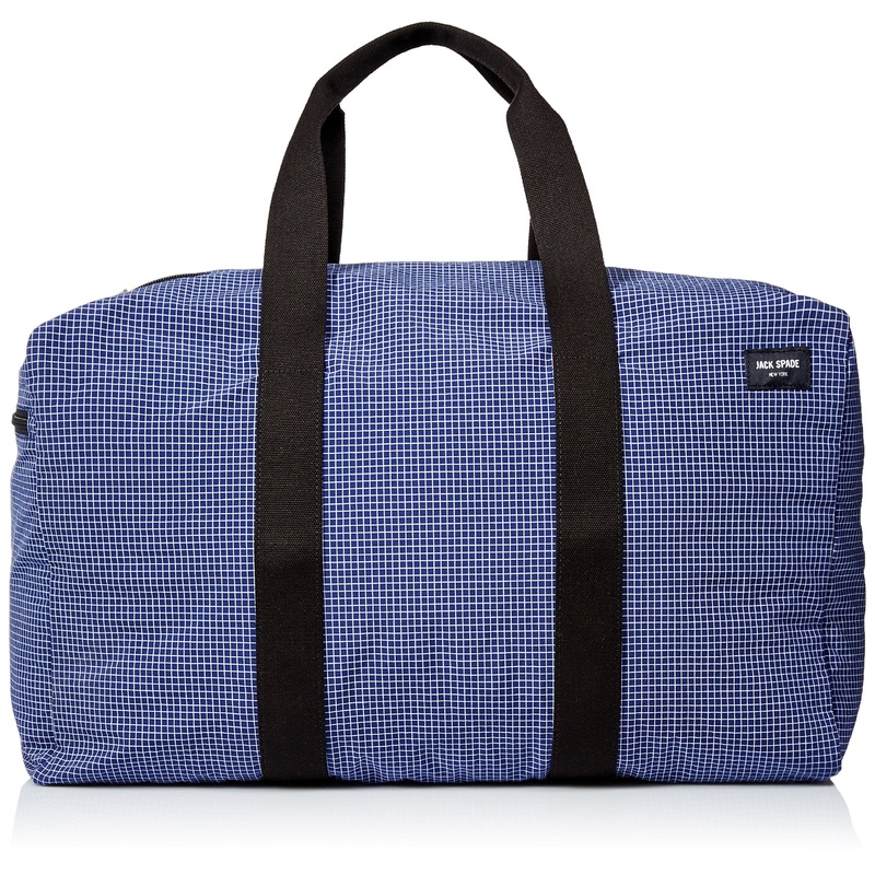 Jack Spade Men's Packable Graph Check Duffle Bag