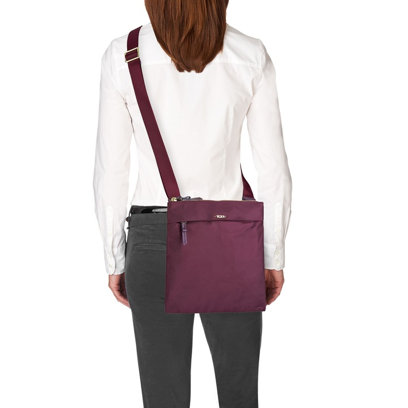 TUMI Voyageur Calera Crossbody Aubergine