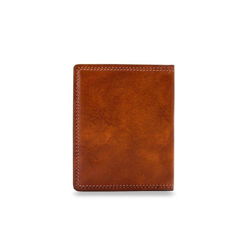 Bosca Dolce Old Leather Front Pocket Wallet with Magnet Close