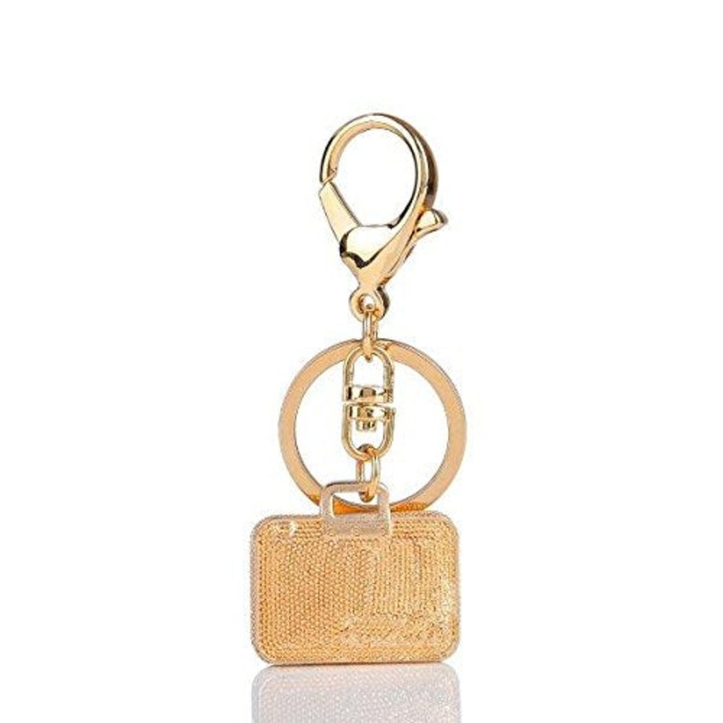 Bombata BC0001 Keyring Charm - Gold Tone
