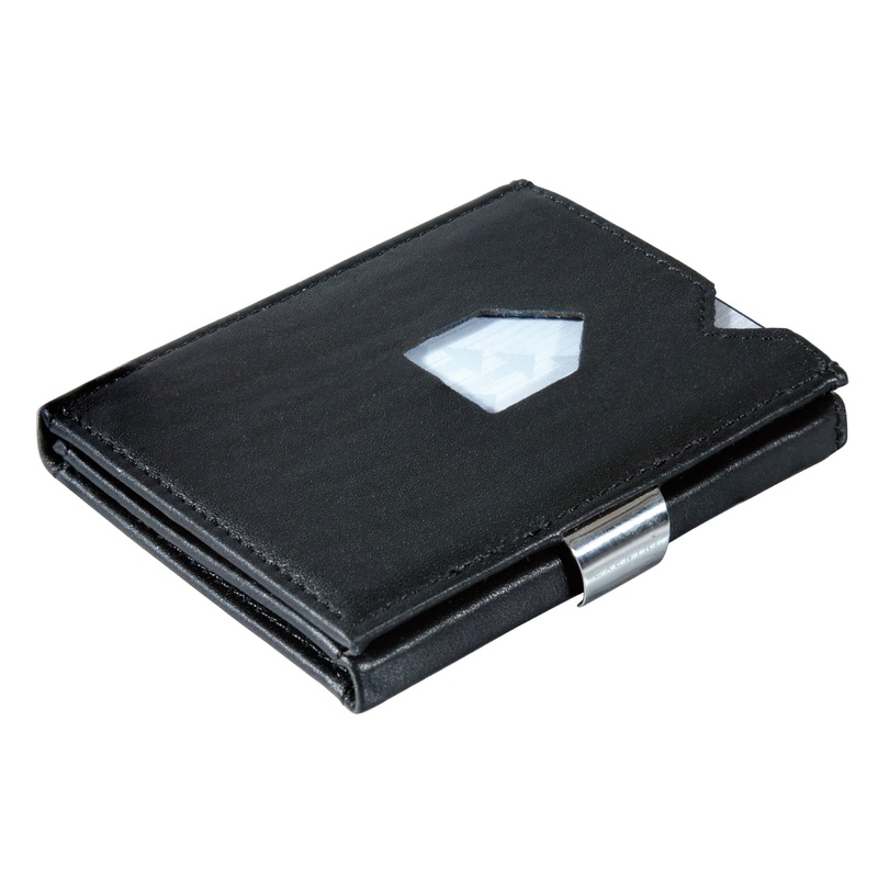 Exentri Trifold Wallets Premium Leather with Stainless Locking Clip Stylish Sophisticated Compact