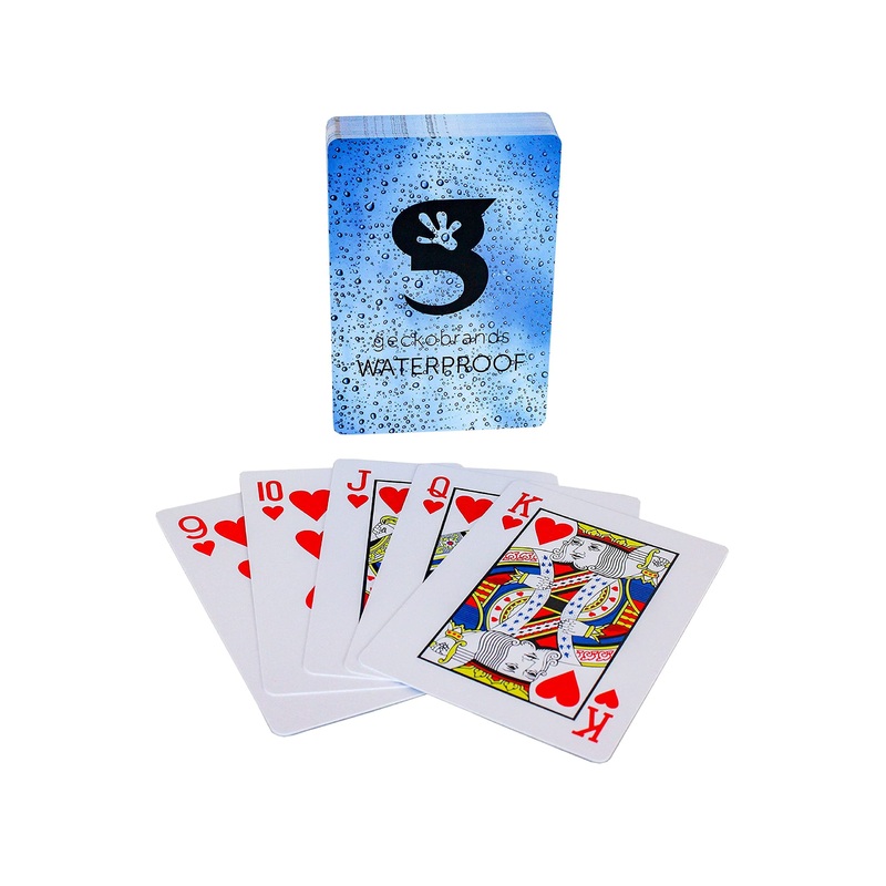 Geckobrands Waterproof Playing Cards