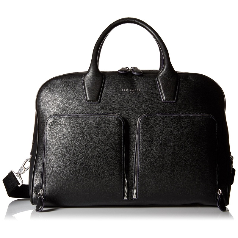 Ted Baker Men's Double Zip Pocket Holdall Bag
