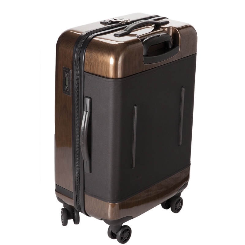 Numinous London Smart Executive 28" Hardside Spinner Gold Brush