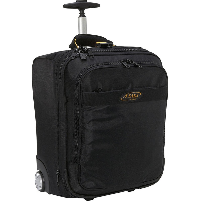 A. Saks 17In Lightweight Expandable Upright With Computer Sleeve