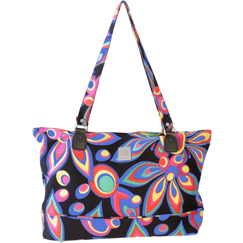 Jenni Chan Wild Flowers Computer Tote