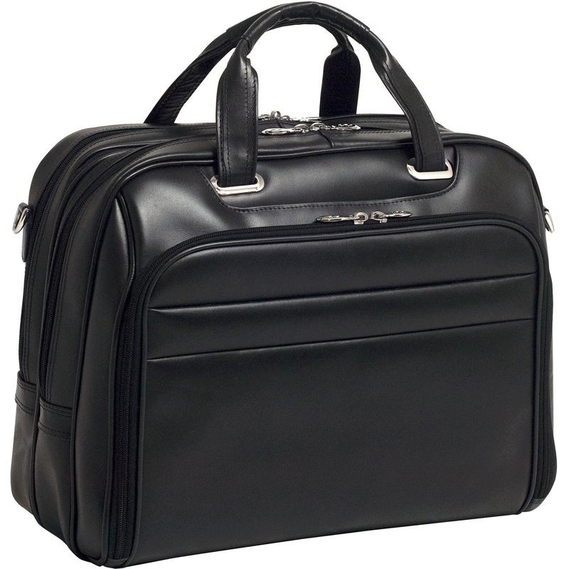 Mcklein R Series Springfield Leather Flythrough 17In Laptop Case