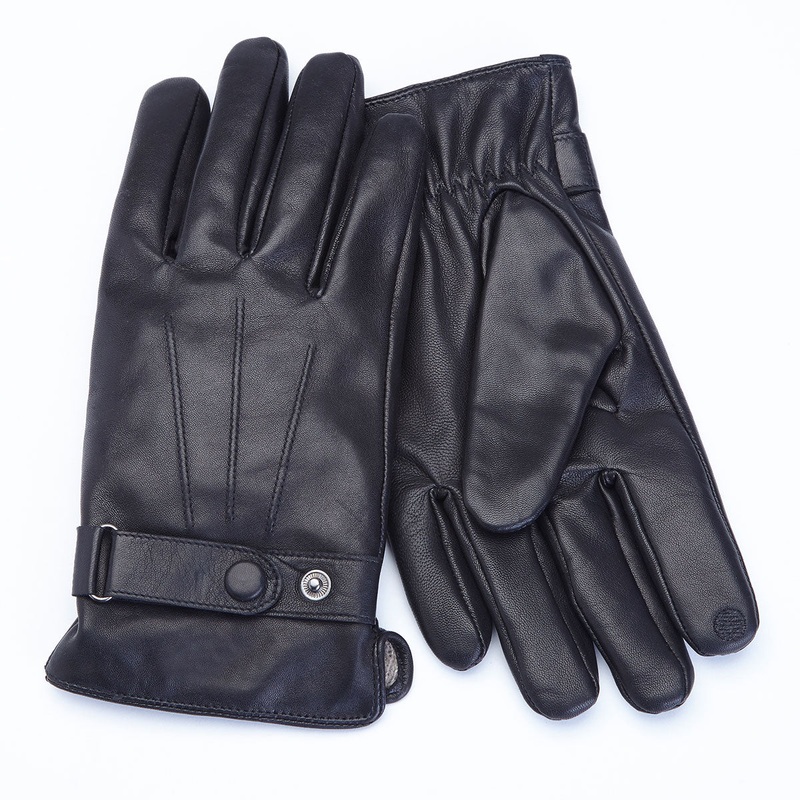 Royce Leather Premium Men'S Lambskin Touchscreen Gloves - Xtra Large