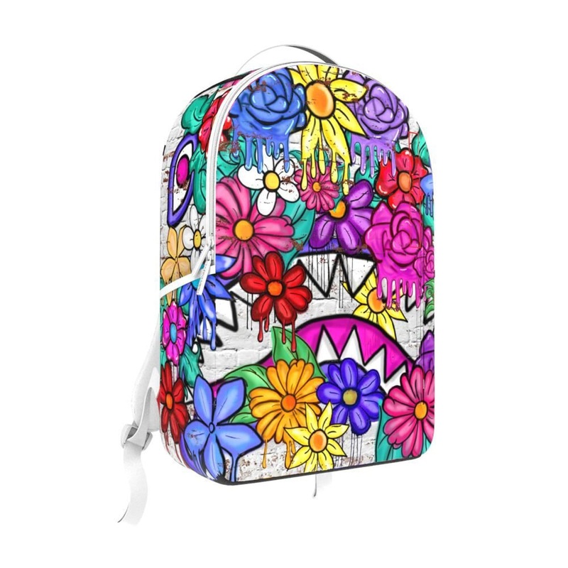 Sprayground Backpack (Drippy Graffiti Floral)