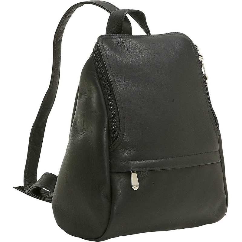 Ledonne Leather U-Zip Mini Backpack
