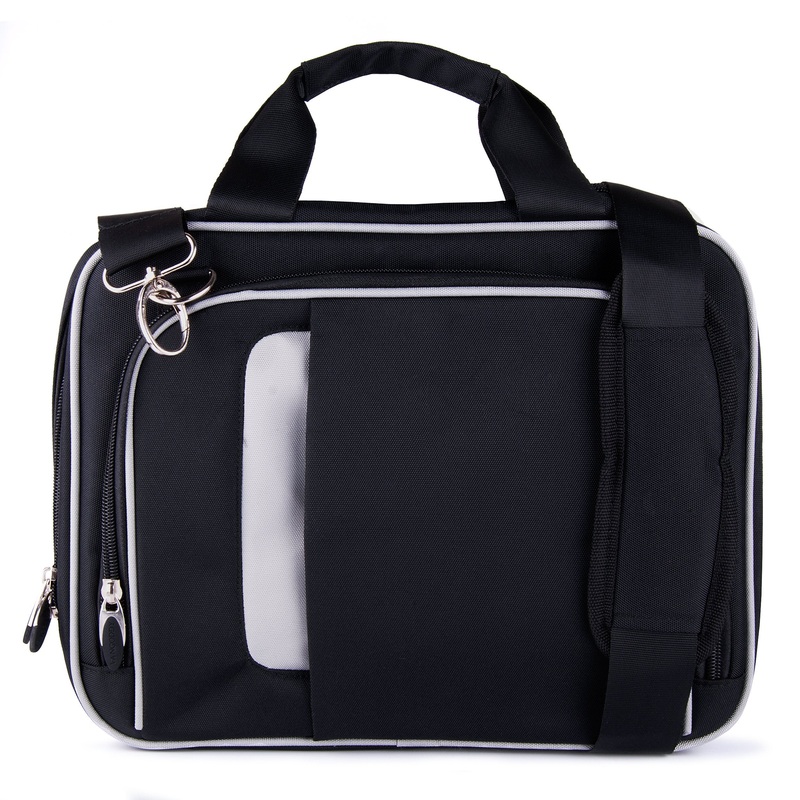 Pinn 13 Messenger Bag Satchel (Black) for HP Chromebook 11 13, Elitebook, Envy, Mobile Thin Client, Pro Slate 12, ProBook x360, Spectre x360, Spectre x2, Pro x2, Stream 11 11.6 13.3