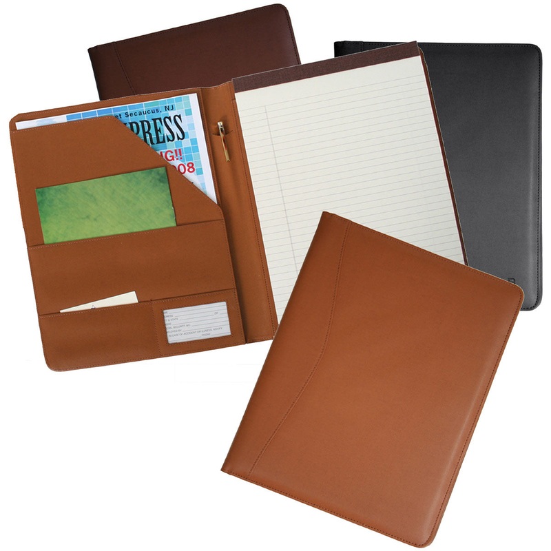 Royce Leather Executive Writing Padfolio Document Organizer