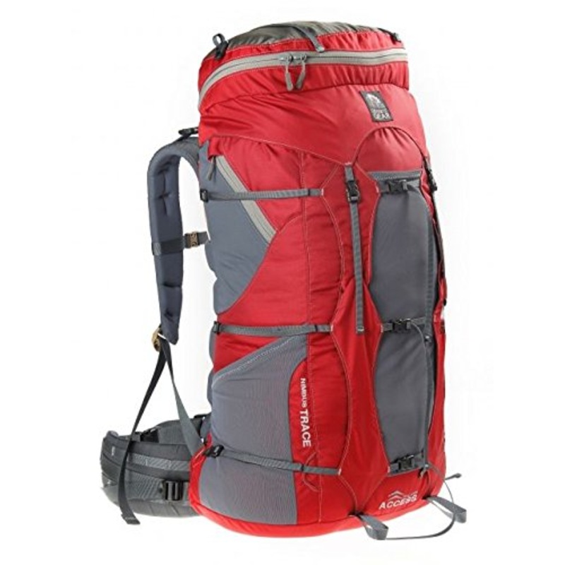 Granite Gear Women's Nimbus Trace 85 Ki Backpack, Red/Moon Mist, Short