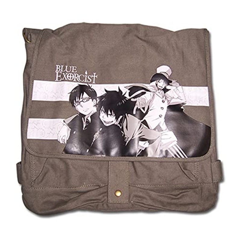 Great Eastern Entertainment Exorcist Rin/Yukio/Mephisto Messenger Bag, Blue
