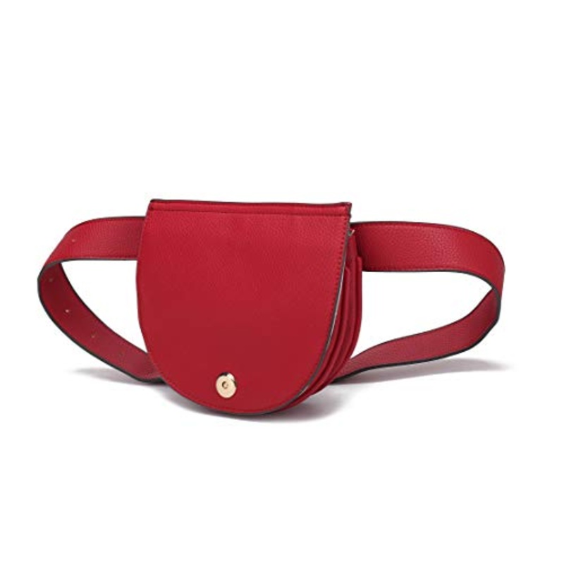 MKF Belt Bag for Women  Half Moon Fanny Pack  Fashion Outdoor Travel Sports  Mini Waist Cell Phone Pocket