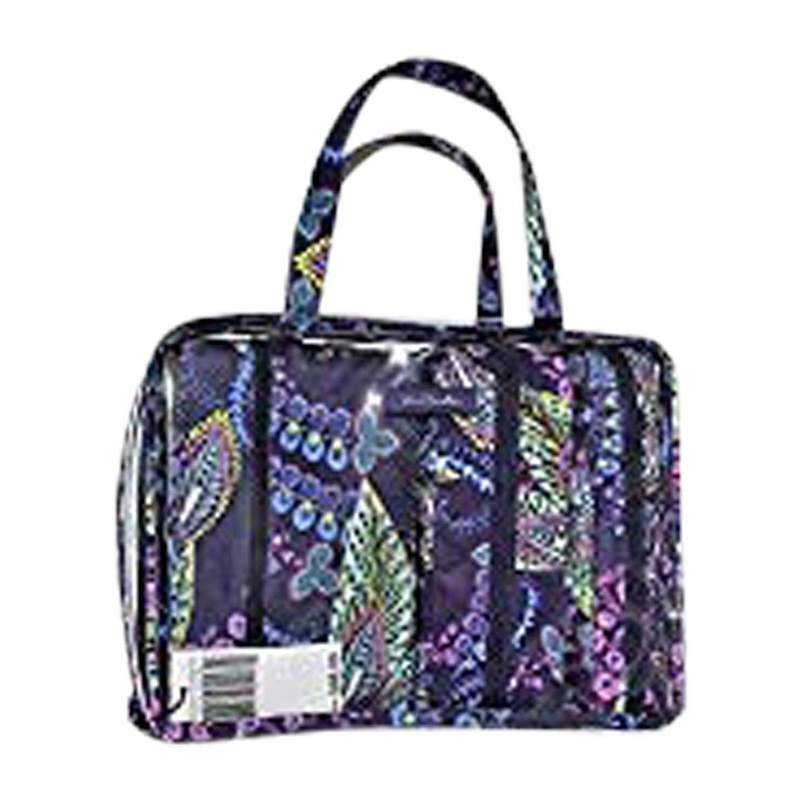 Vera Bradley 4pc Cosmetic Organizer (Batik Leaves)