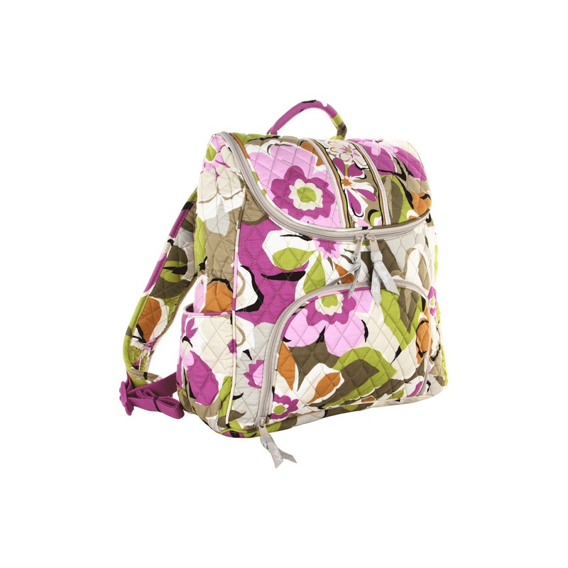 Vera Bradley Double Zip Backpack Portobello Road