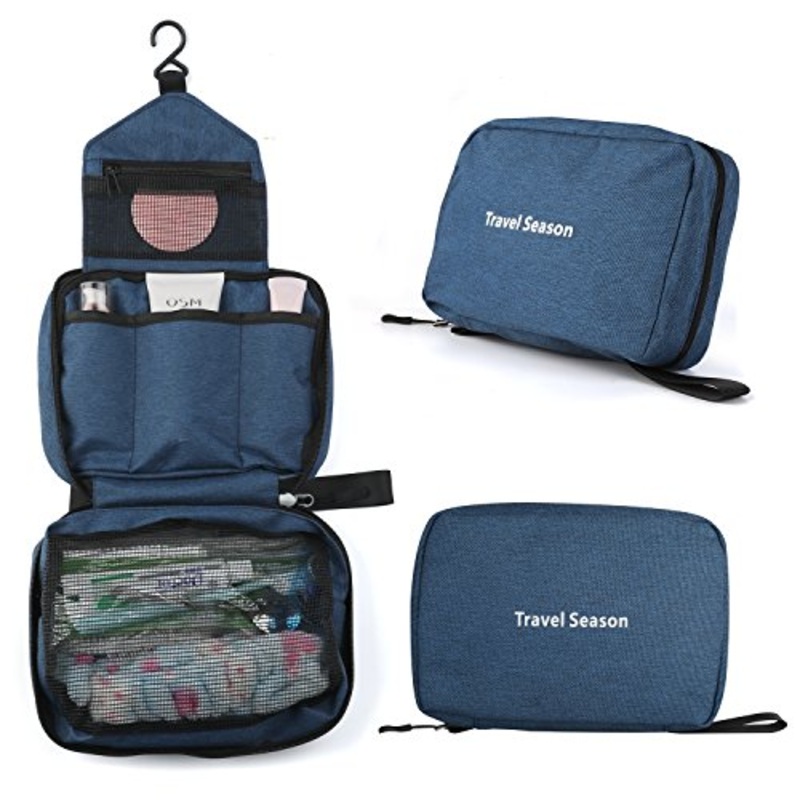 Vivefox Premium Hanging Toiletry Bag, Women & Men Travel Kit Cosmetic Make Up Bag Case Organizer,