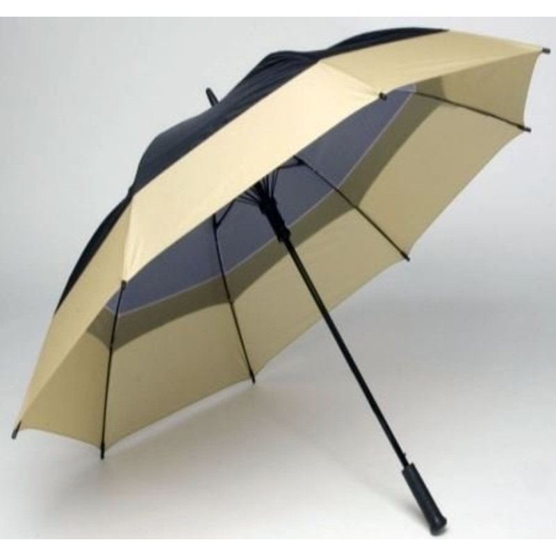 Windbrella Vented Golf Black/tan 62in by Windbrella Products Corp.