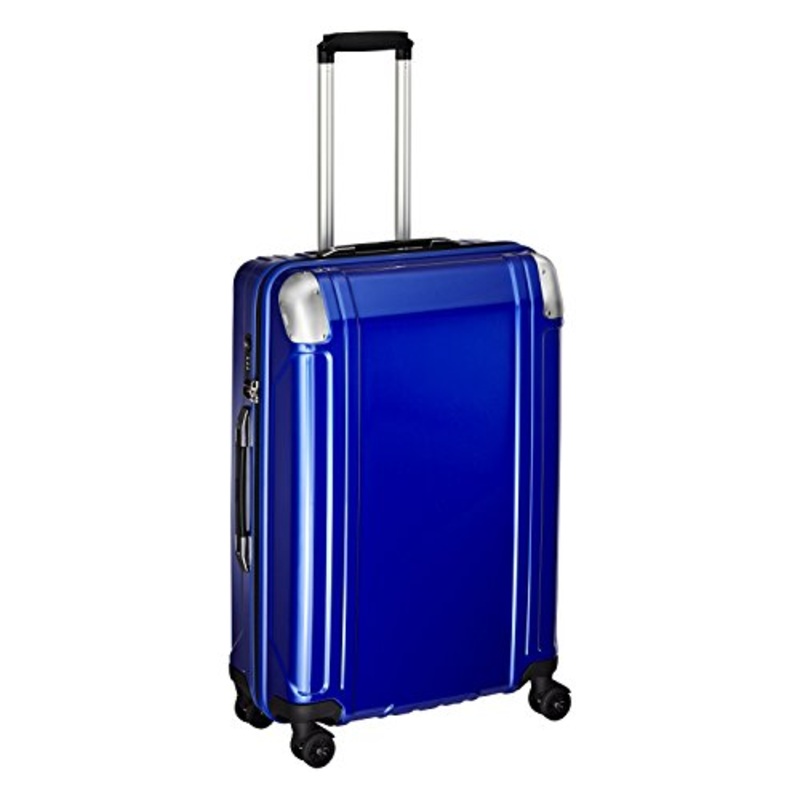 Zero Halliburton Geo Polycarbonate 26" 4 Wheel Spinner Travel Case (Blue)