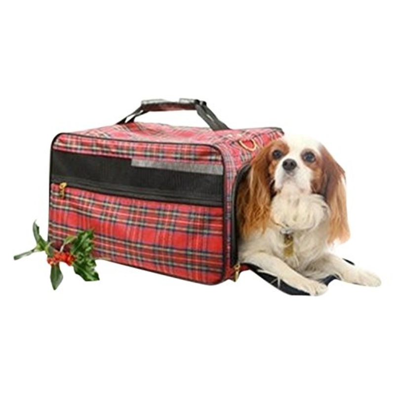 Bark-N-Bag 20" X 11" X 11" Tartan Collection Classic Pet Carrier, Large