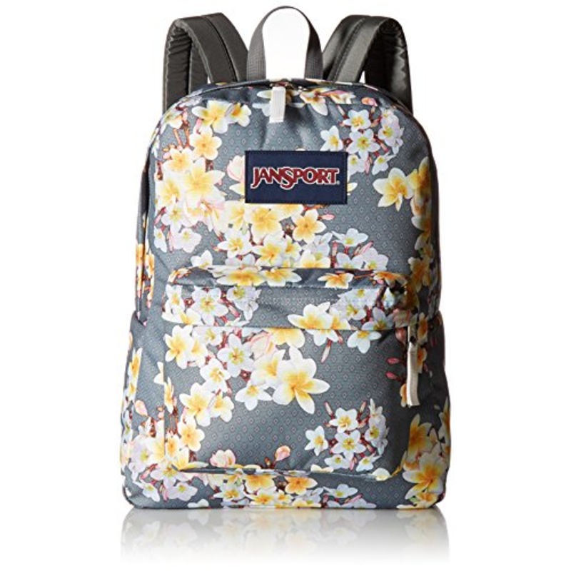 Jansport Unisex Superbreak Diamond Plumeria Backpack