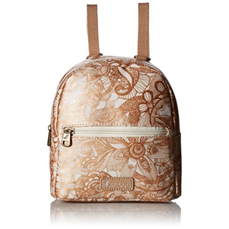 Sakroots Women'S Mini Crossbody Backpack, Rose Gold Spirit Desert