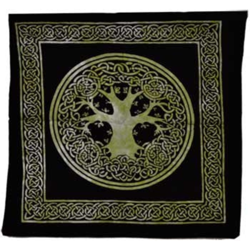 Azure Green Rb74Tl Tree Of Life Tote Bag