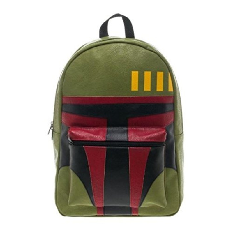 Bioworld Star Wars Boba Fett Dark Side Force Licensed Helmet Backpack School Bag