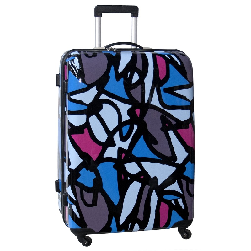 Ed Heck Looking Cool Hardside 25" Spinner, Blue