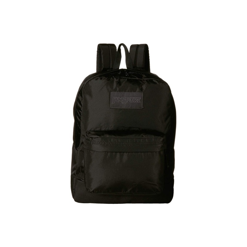 JanSport Mono Superbreak Backpack - Lightweight School Pack, Black