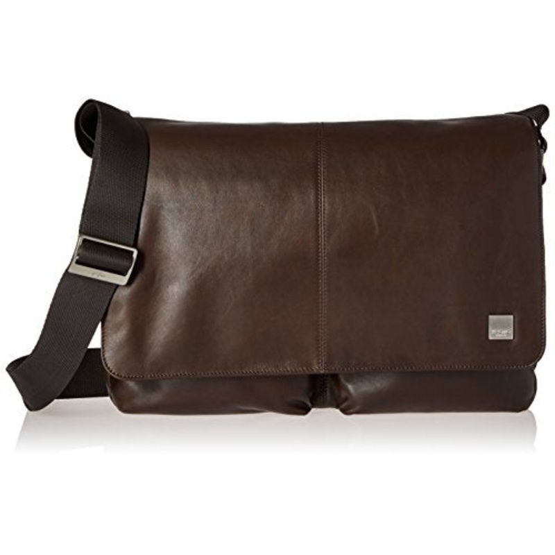 Knomo London Brompton - Kobe 15-Inch Soft Leather Messenger Men'S Bag