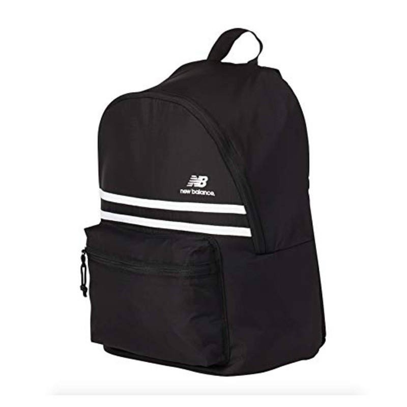 New Balance Men's and Women's LSA Essentials Backpack Nylon Ripstop, Black, One Size