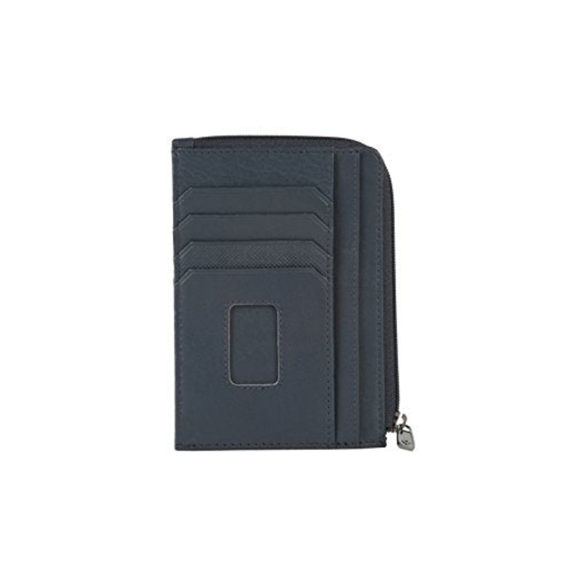 Spectrolite SLG - All-In-One Wallet with Zip Around Credit Card Case, 13 cm, 0 liters, Blue (Night Blue/Black)