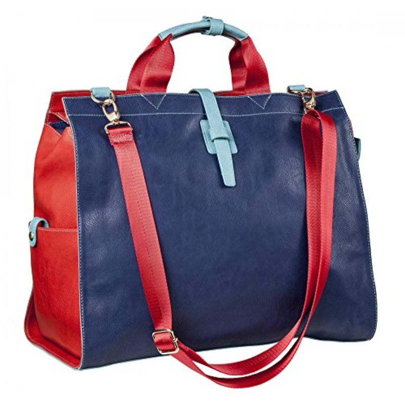 Sydney Love Navy And Red Overnight Bag
