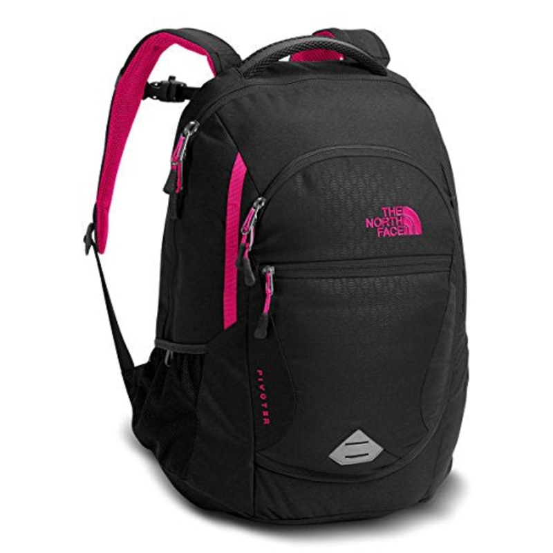 The North Face Women'S Pivoter Laptop Backpack (Tnf Black Embossed)