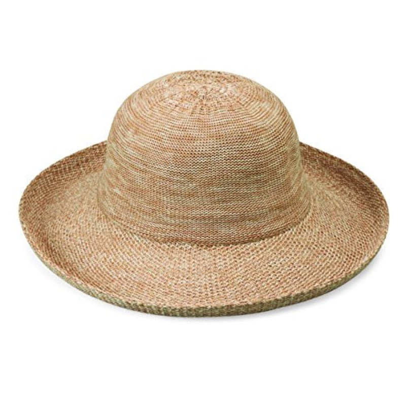 Wallaroo Women'S Victoria Sun Hat - Lightweight And Packable Straw Hat, Mixed Camel