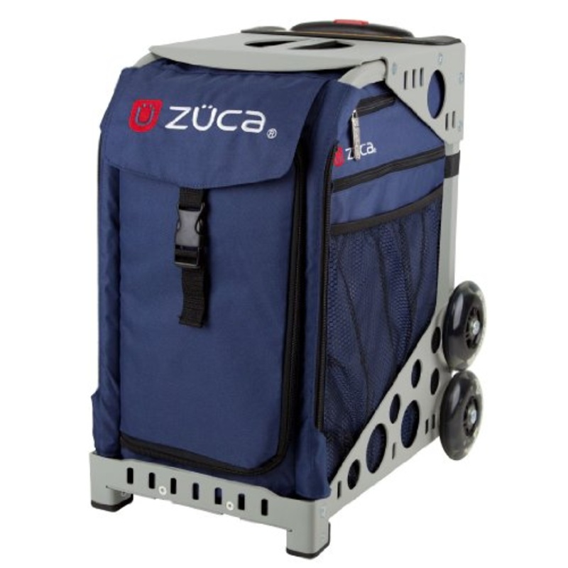 Zuca Bag Midnight Insert & Gray Frame W/ Flashing Wheels