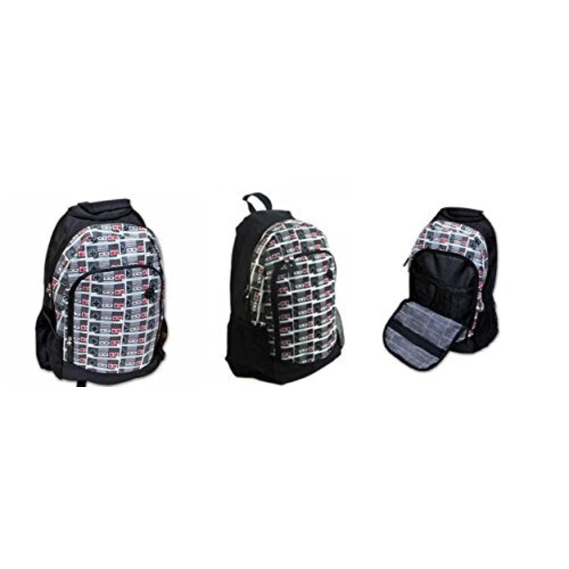 Bioworld Nintendo Classic Controller Allover Print Backpack