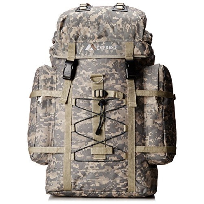 Everest Digital Camo Hiking Backpack, Digital Camouflage, One Size