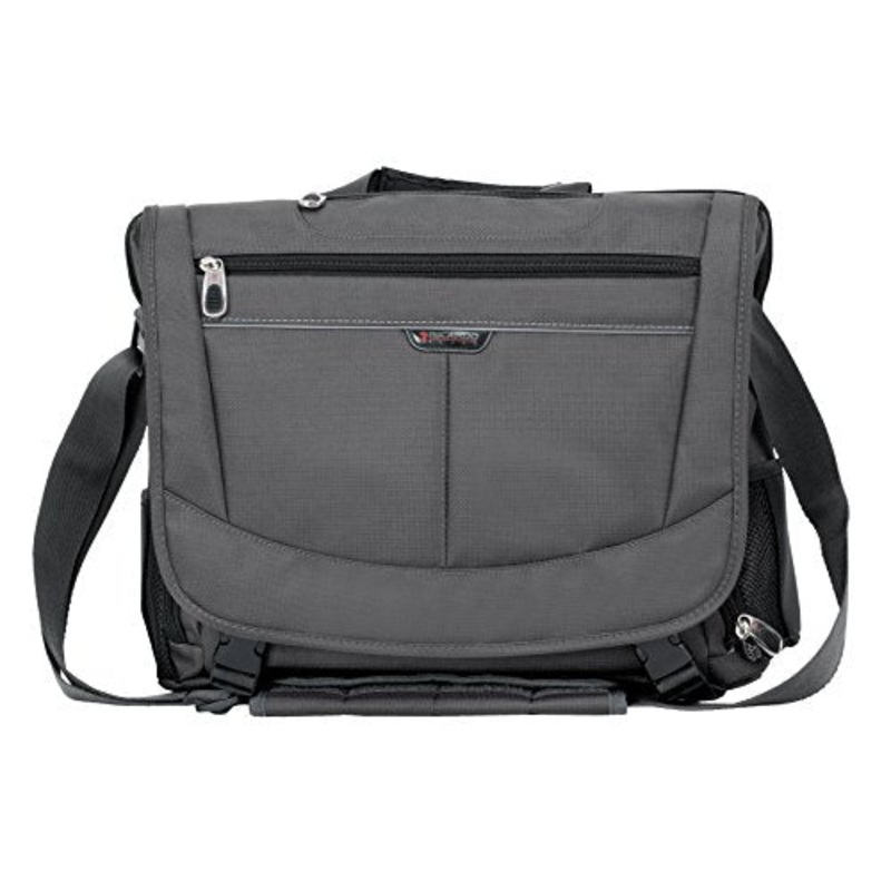 Ricardo Beverly Hills Mar Vista 16-Inch Business Messenger Bag, Graphite, One Size