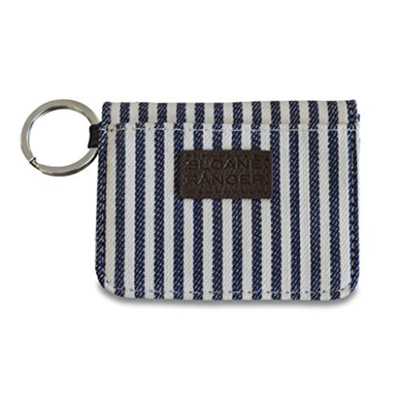 Sloane Ranger Denim Stripe Id Case