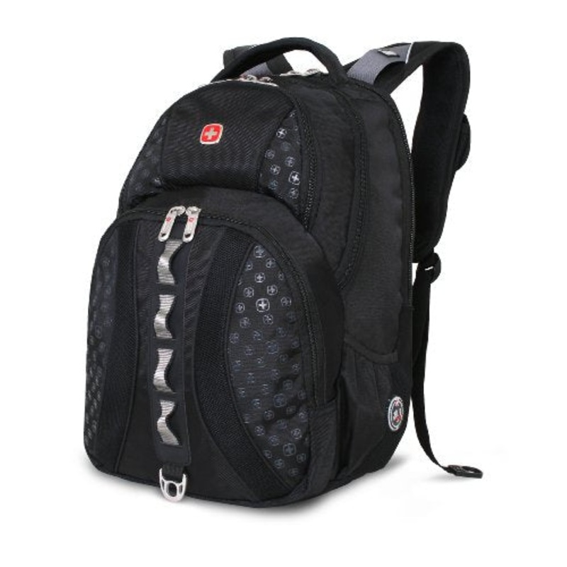 Swiss Gear Sa9768 Black Laptop Backpack - Fits Most 15 Inch Laptops And Tablets