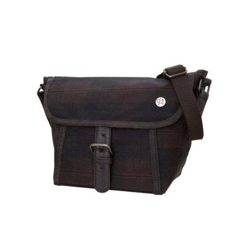 Token Bags Waxed Lincoln Messenger, Plaid, One Size