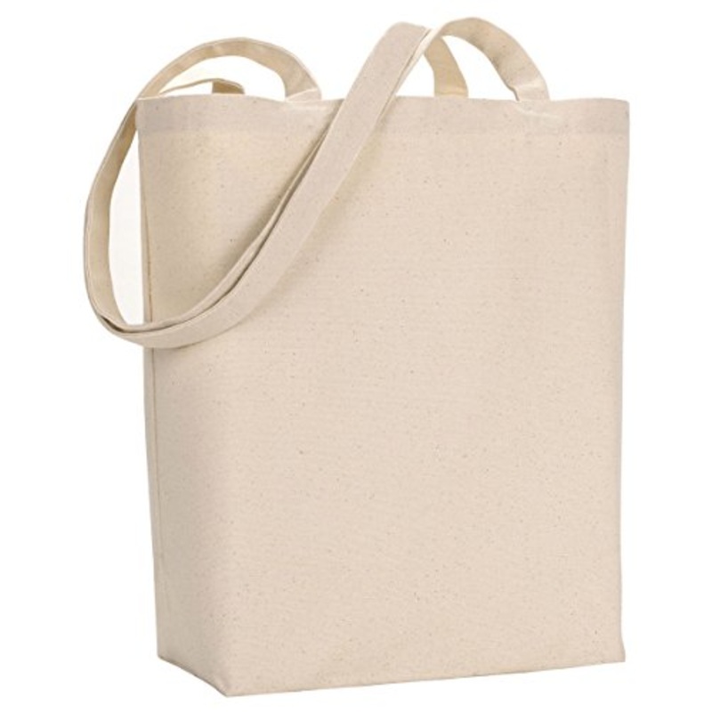 Ultraclub 8866 Jumbo Tote Bag With Gusset - Natural