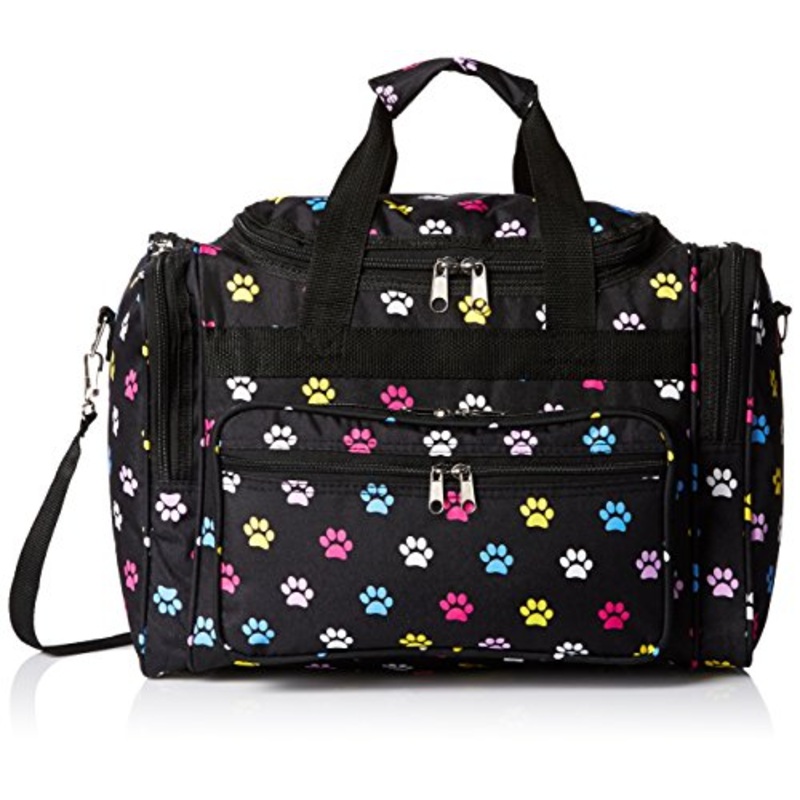 World Traveler 81T16-589  Duffle Bag, One Size, Multi Paws