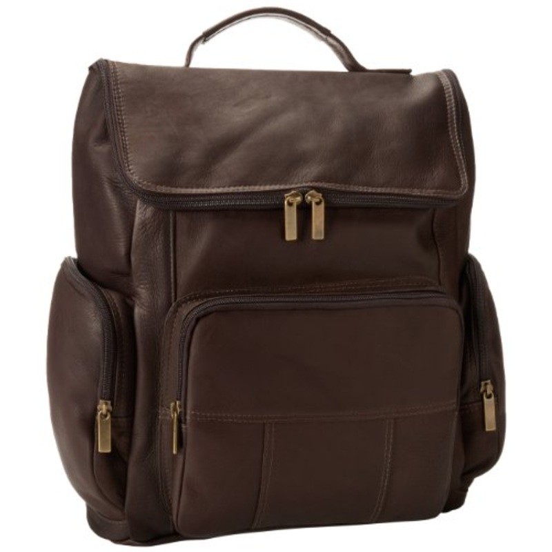 David King & Co. Multi Pocket Backpack, Cafe, One Size